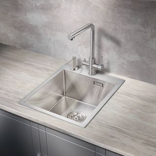 Мойка для кухни Milacio Denia 41 Steel MC.77460 нержавеющая сталь